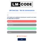 Créer une Quiz App avec HTML, CSS, et JavaScript