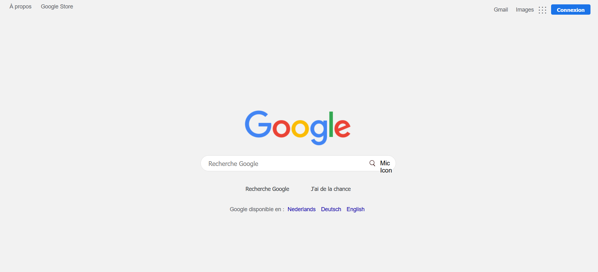 google homepage image