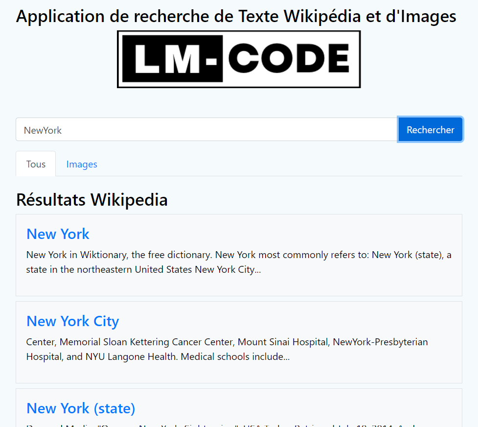 Créez votre propre moteur de recherche Texte & Images 🌐
