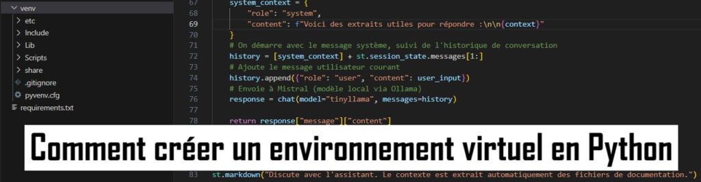 Comment créer un environnement virtuel Python ?
