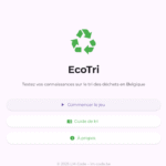 Comment créer une application mobile de tri de déchets avec Flutter et Dart: EcoTri