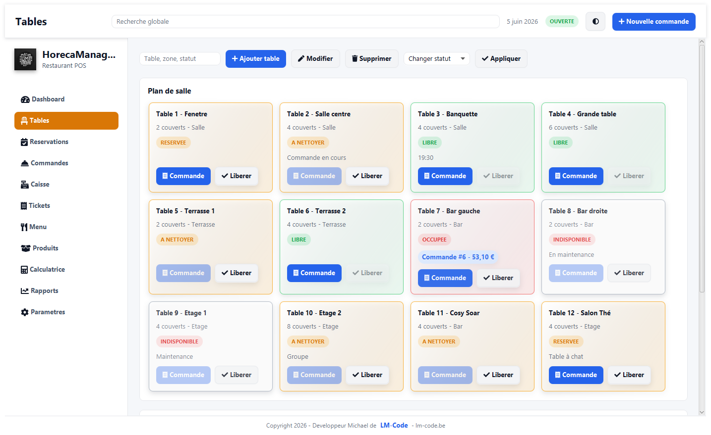 Créer un logiciel complet de gestion de restaurant avec JavaFX et SQLite