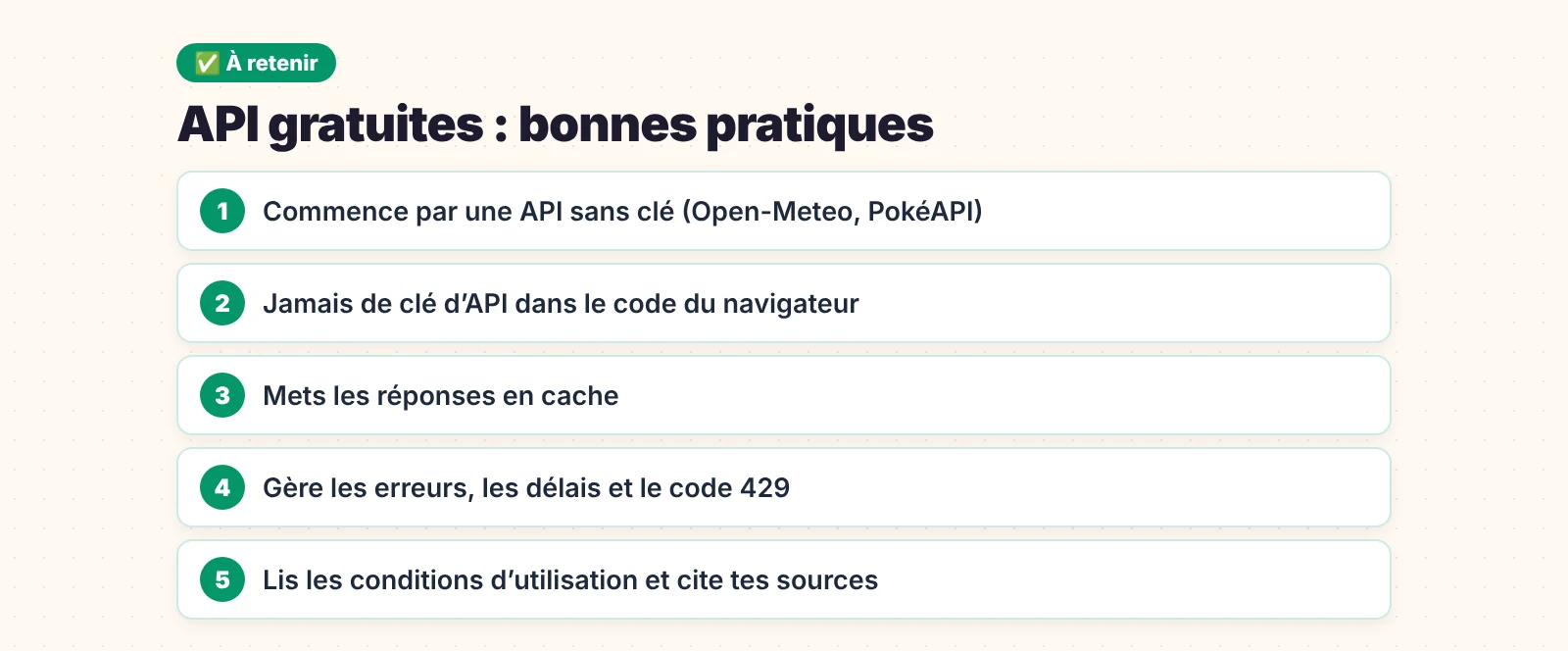 API gratuites : les points essentiels à retenir