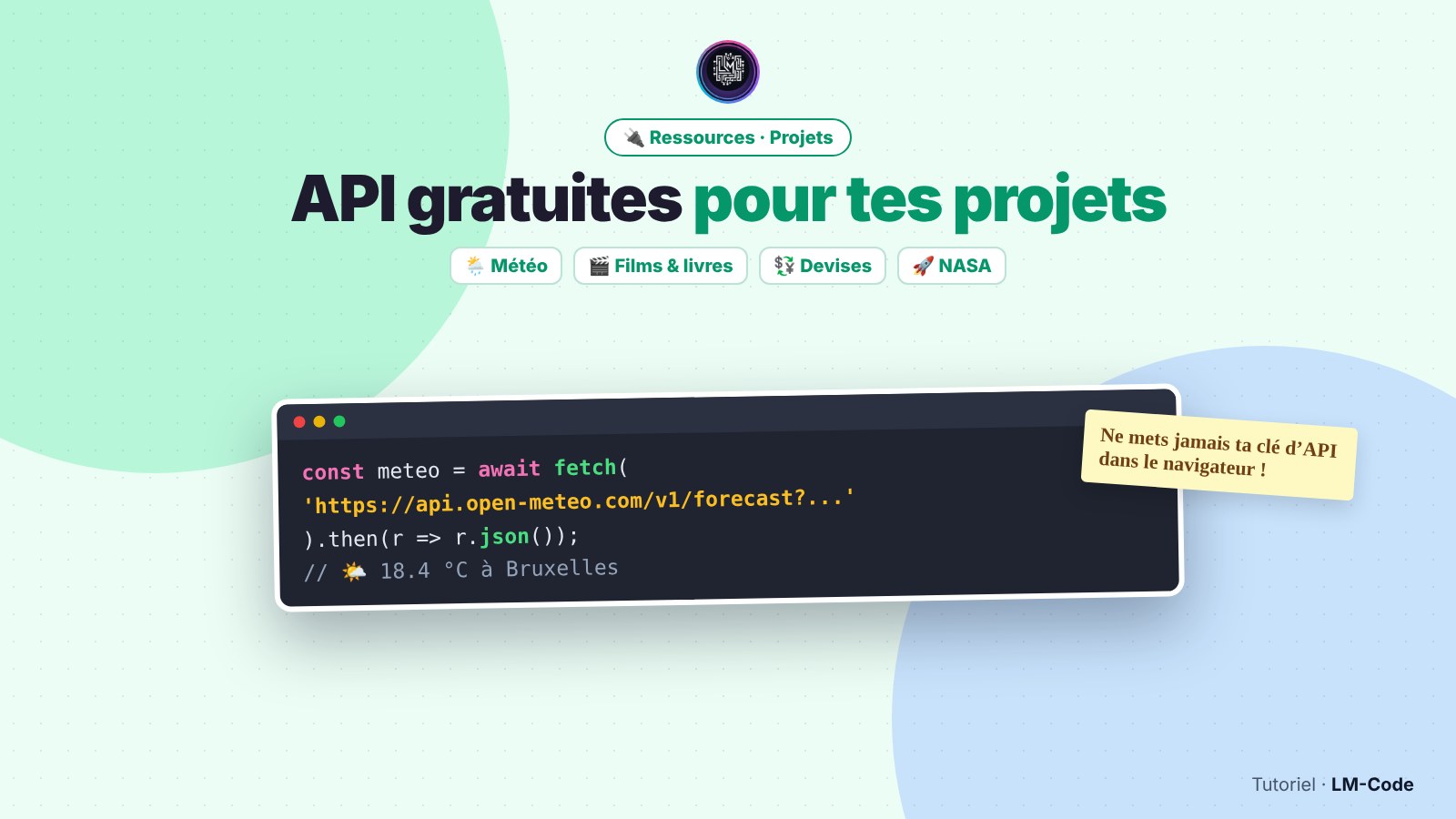 API gratuites : Les meilleures API gratuites pour tes projets de développeur