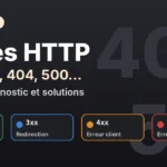 Codes HTTP : guide complet des erreurs 404, 500 et des autres codes