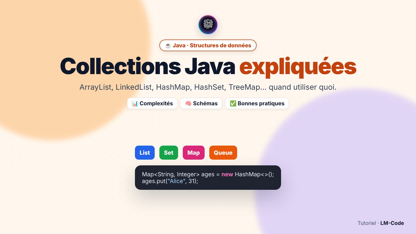 Collections Java expliquées : ArrayList, HashMap, HashSet