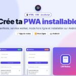 Créer une PWA installable en HTML, CSS et JavaScript