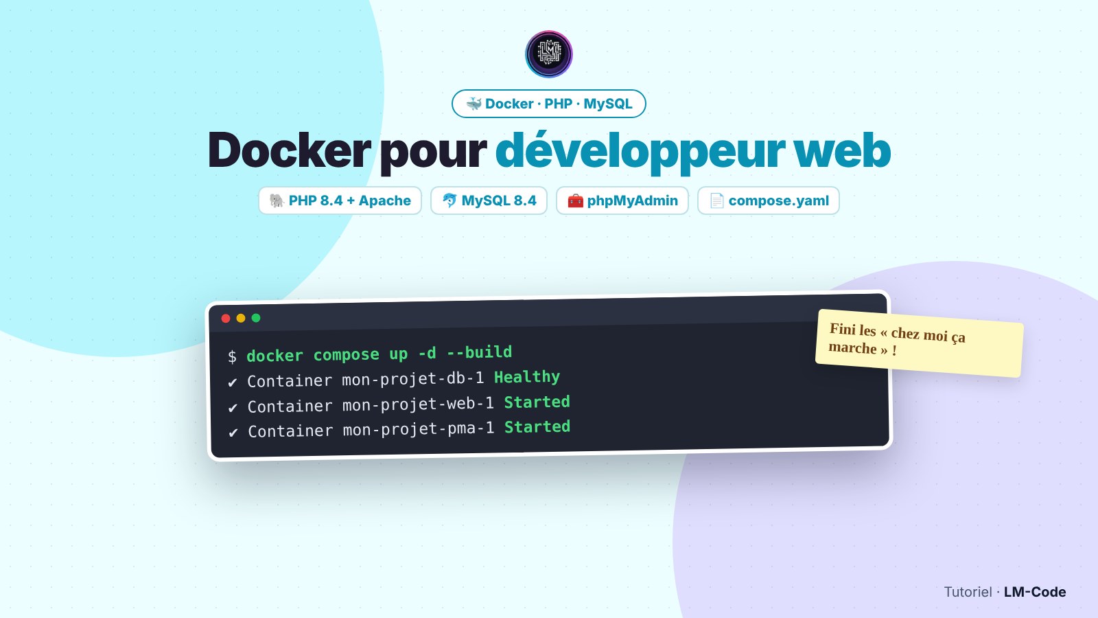 Docker pour développeur web : Docker pour développeur web : ton environnement PHP + MySQL en 5 minutes