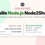Faille Node.js Node2Shell CVE-2026-111497 corrigée dans Node.js 26.12.1, 24.22.1 et 22.23.4
