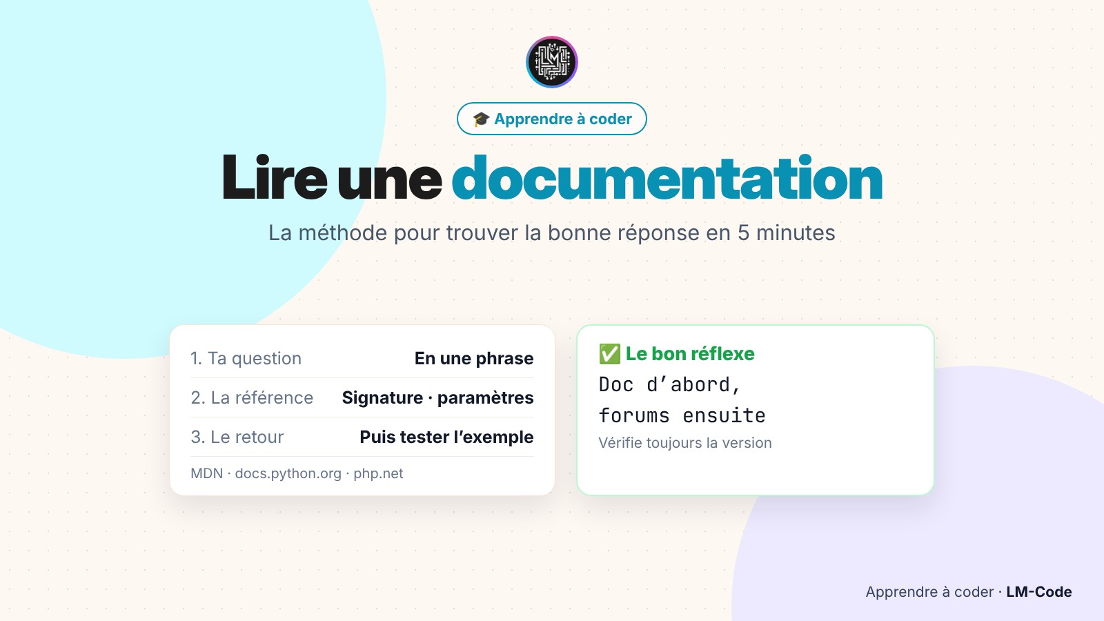 Lire une documentation technique sans se perdre