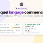 Par quel langage commencer en 2026 : Python, JavaScript ou PHP